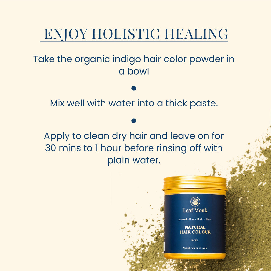 Natural Hair Color - Indigo