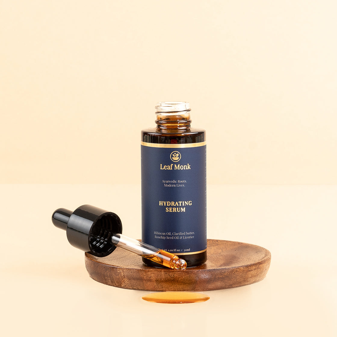 Hydrating Serum with Hibiscus Oil, Clarified Butter, Rosehip Seed Oil, & Licorice