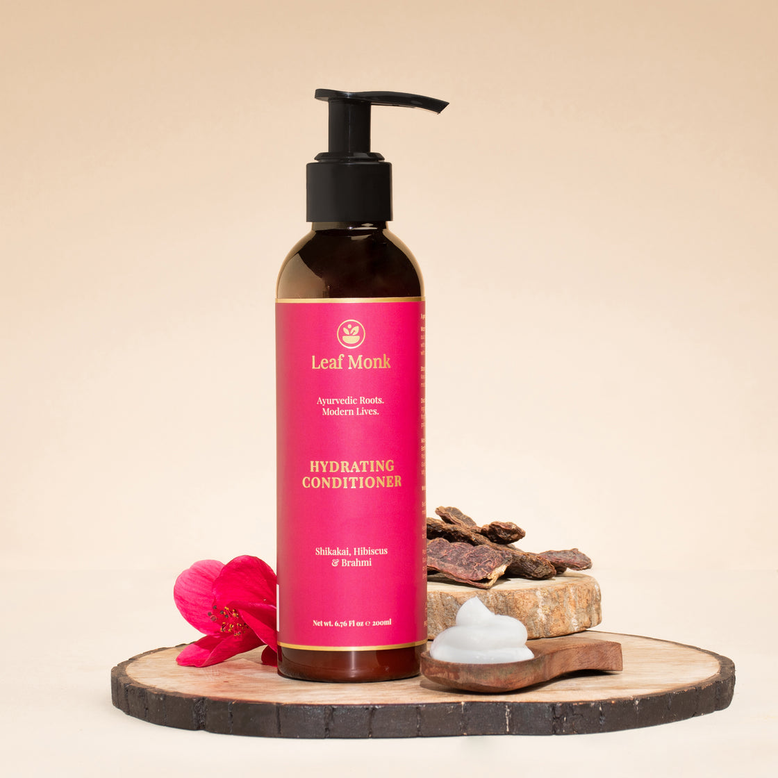 Hydrating Hair Conditioner with Shikakai, Hibiscus & Brahmi